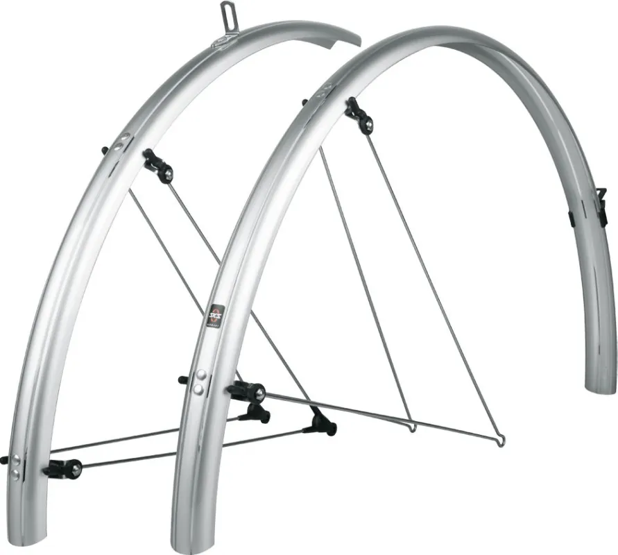 Begrenztes Angebot SKS Bluemels Basic Schutzblech Set 28 Zoll silber - silber - Größe 65 mm
