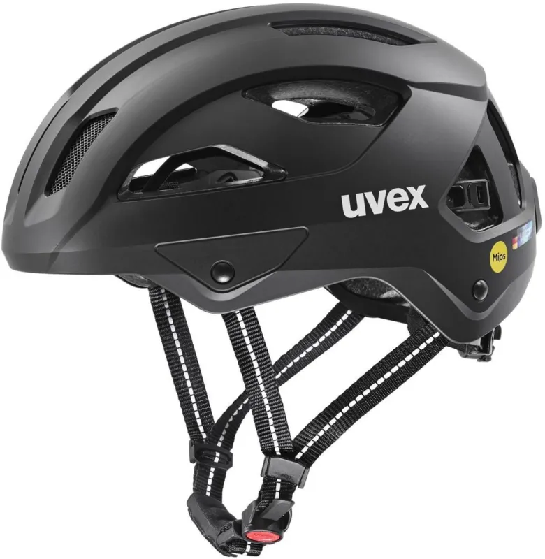 Highlight Uvex City Stride MIPS Hiplok - black matt - Größe 53-56 cm