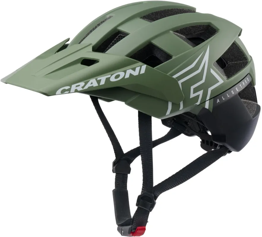 Cratoni AllSet Pro - khaki-black matt - Größe 52-57 cm (XS/S) Markenprodukt