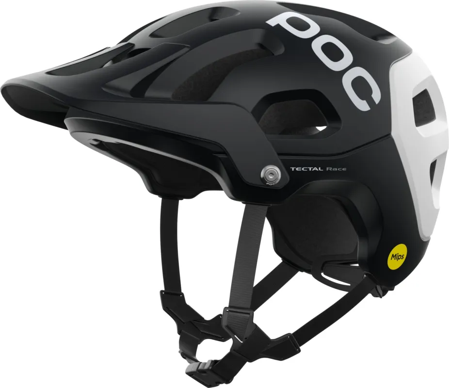 Markenware POC Tectal Race MIPS - Uranium Black/Hydrogen White Matt - Größe 51-54 cm (S)