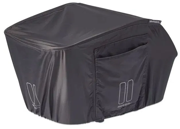Basil Regenschutzhaube für HR-Körbe - schwarz - Größe L Heißes Angebot