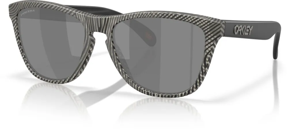 Knallerangebot Oakley Frogskins Matte Grey Ink Fingerprint/Prizm Black - matte grey ink fingerprint - Größe One Size