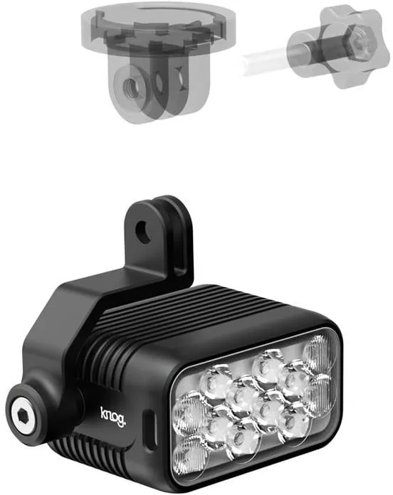 Knog Blinder E/X Halterung, GoPro Mount - black - Größe large Neu Im Sortiment