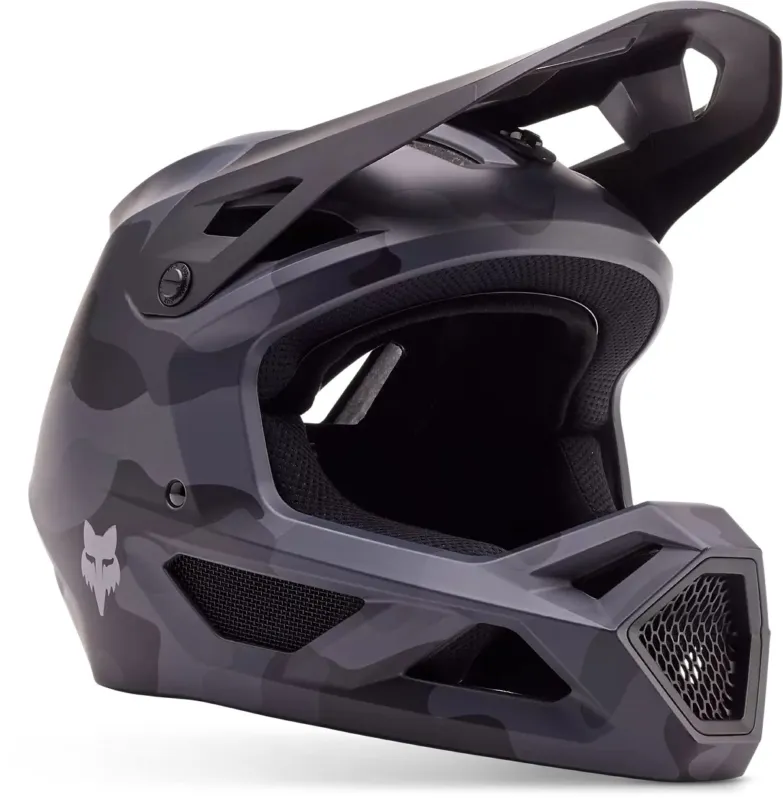 Kostenloser Versand Fox Youth Rampage Camo - black camo - Größe 52-53 cm (YL)