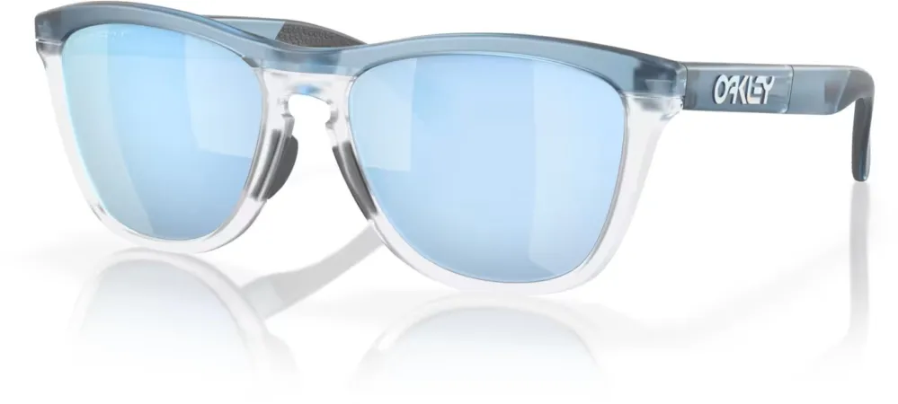 Oakley Frogskins Range Trans Stonewash/Clear/Prizm Deep Water Pol - trans stonewash/clear - Größe One Size Abverkauf