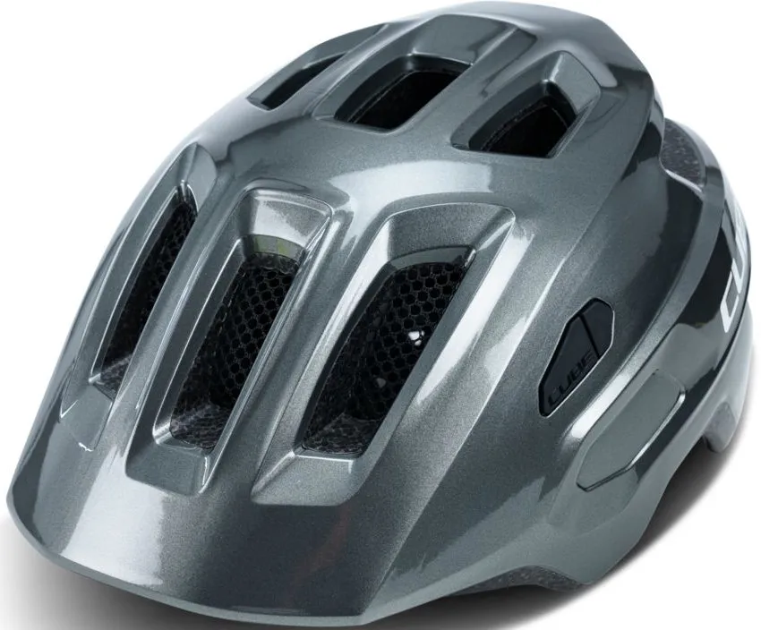Nur Heute Cube Helm LINOK Trailmotion - Glossy Grey - Größe 46-51cm (XS)