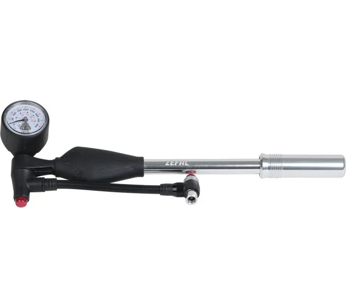 Zefal Z Shock Gabel-/Dämpferpumpe - silber-schwarz - Größe bis 360 PSI / 25 Bar Neu Im Sortiment