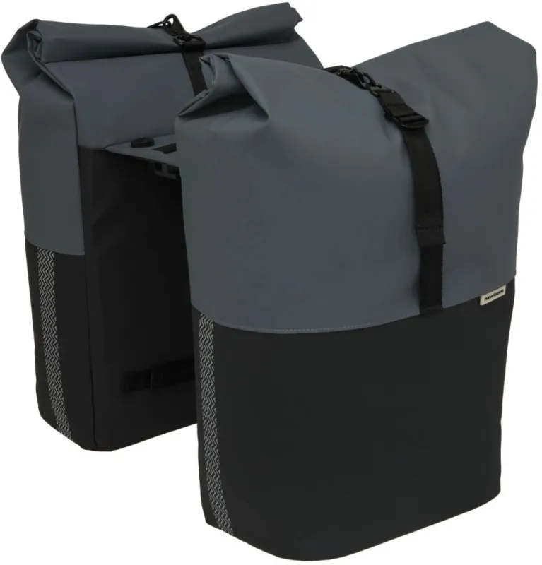 New Looxs Doppelpacktasche Nyborg Double MIK - Dark Grey/Black - Größe 34 Liter Schnäppchen