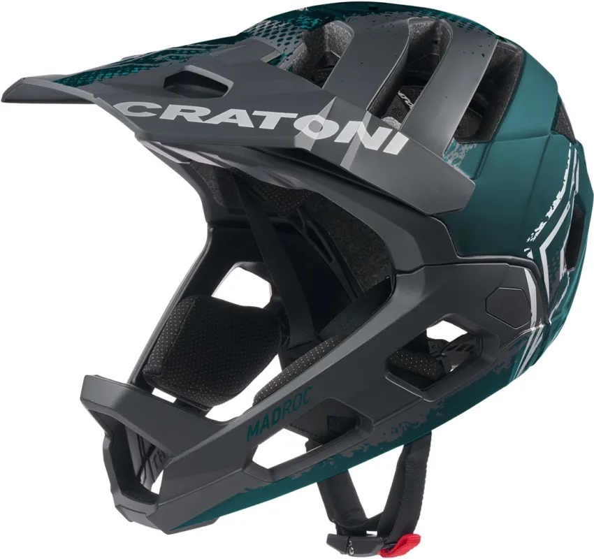 Gratis Versand Cratoni Madroc - black-petrol matt - Größe 54-58 cm (S/M)