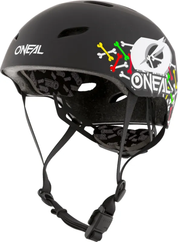Neu O'Neal Dirt LID Youth Skulls - black/multi - Größe 49-50 cm (M)