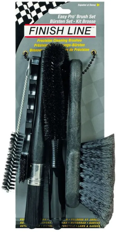 Finish Line Easy Pro Reinigungsbürsten-Set - schwarz - Größe SET Sichere Zahlung