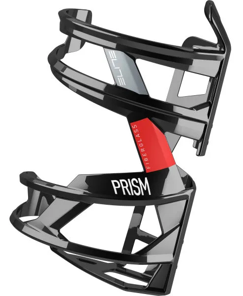 Elite Flaschenhalter Prism Links glänzend - schwarz/rot, glänzend - Größe Zugriff links Preis Gesenkt