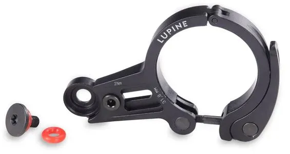 Preisreduziert Lupine Flexmount Schnellspanner verstellbar - schwarz - Größe Ø 31,8 mm