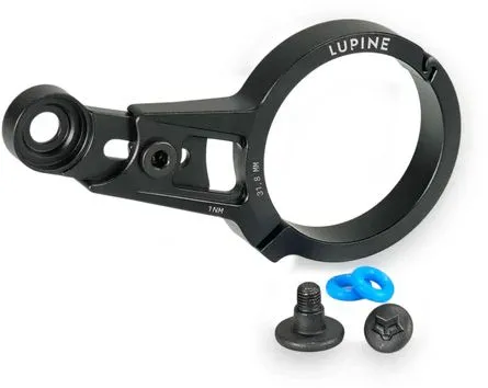 Bestpreis Lupine Flexmount Lenkerhalter verstellbar - schwarz - Größe Ø 31,8 mm