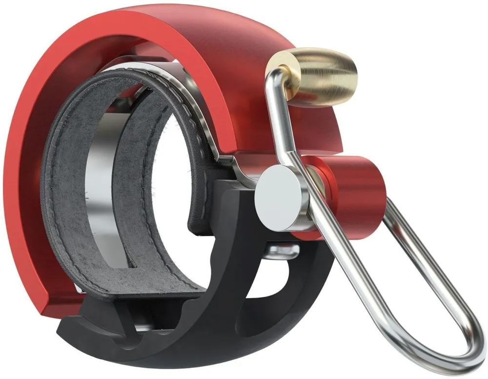 Mega-Angebot Knog Fahrradklingel Oi Luxe Small - BLACK-RED - Größe One Size