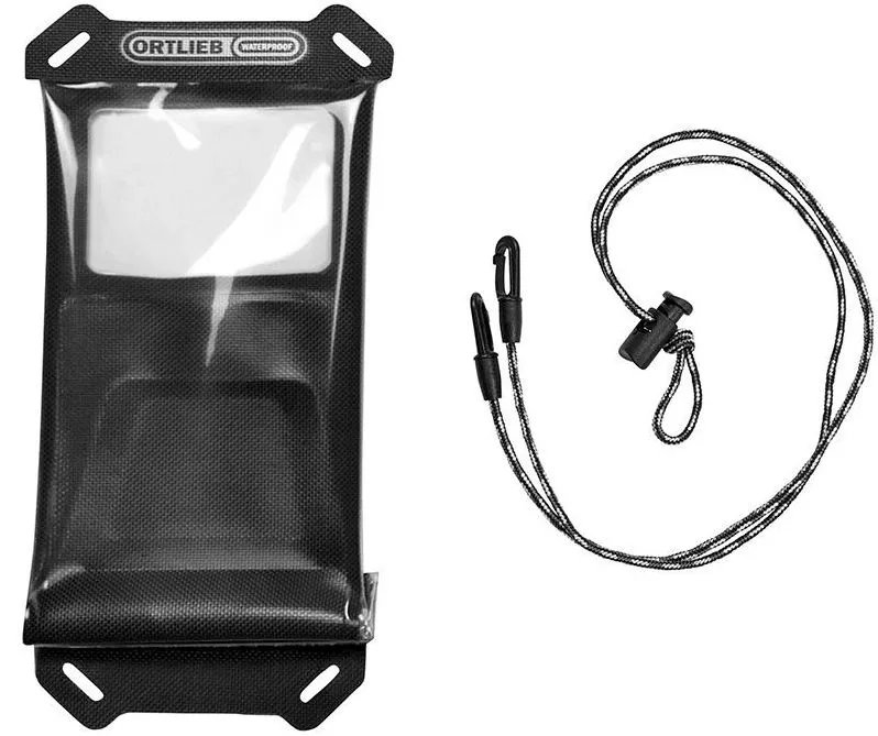 Markenprodukt Ortlieb Safe-It S Schutzhülle für Smartphones - black transparent - Größe 8 x 14 cm