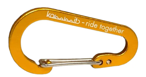 KOMMIT Karabiner - orange - Größe One Size Markenware