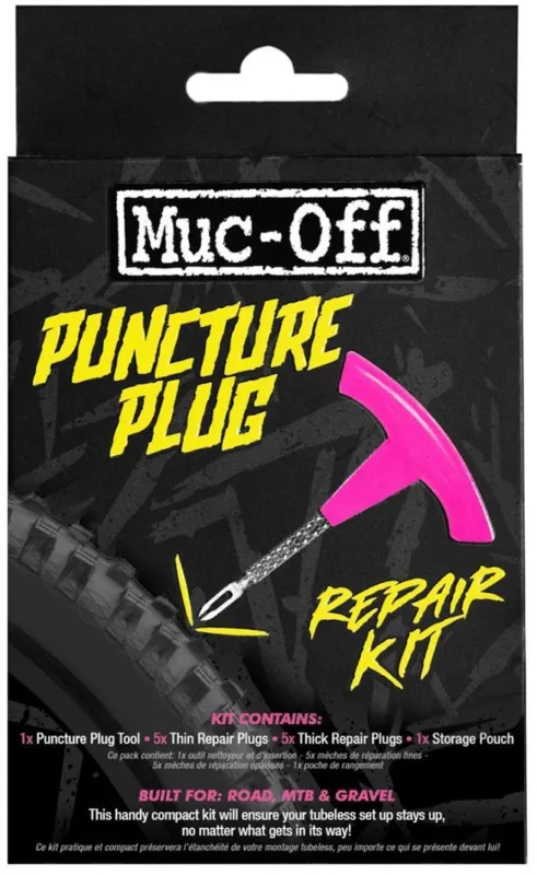 Nur Für Kurze Zeit Muc-Off Tubeless Puncture Plug Repair Kit Reparaturset - pink - Größe One Size