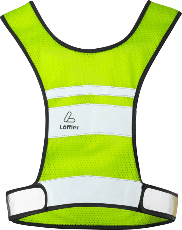 Neu Löffler Reflex Weste - Neon Yellow - Größe XXL