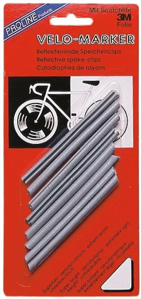 Echt Mounty Velo-Marker Set - silber - Größe 8 Stück