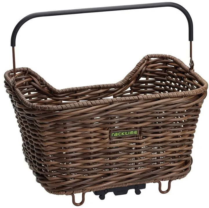 Racktime Gepäckträgerkorb Baskit Willow, inkl. Snapit Adapter - braun - Größe 20 Liter Sale