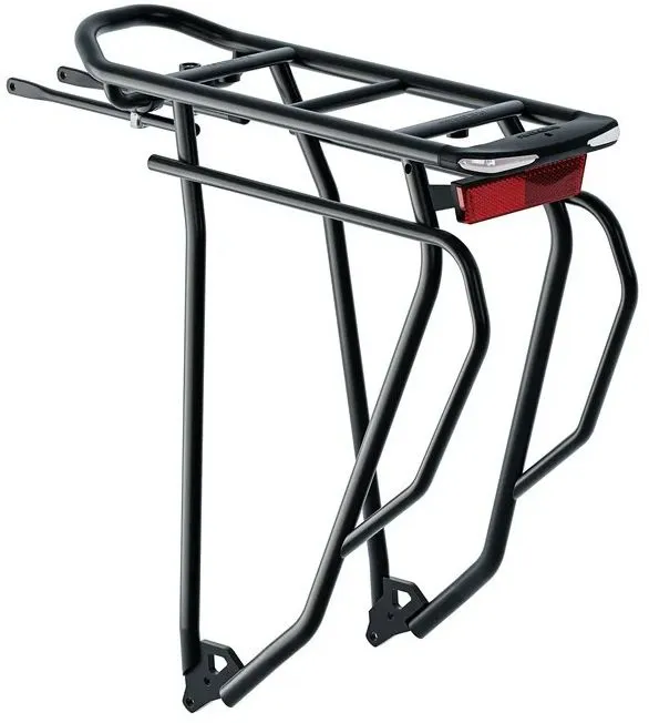 Racktime Gepäckträger Gleamit 2.0 Tour m. Rücklicht (AC) - 28/29 Zoll - schwarz - Größe 28-29 Zoll Heißes Angebot