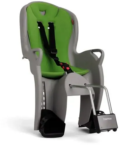 Sonderaktion Hamax Kiss mit Rahmenhalterung - MediumGrey/Green - Größe One Size