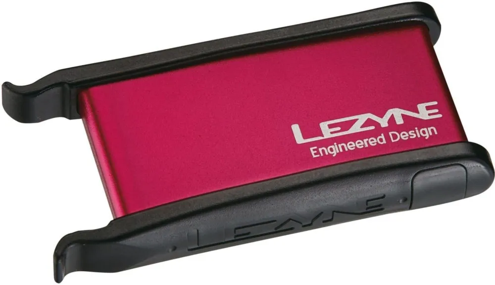 Lezyne Lever Kit - Schlauch Reparaturset mit Reifenheber - Rot glänzend - Größe Lever Kit Markenware