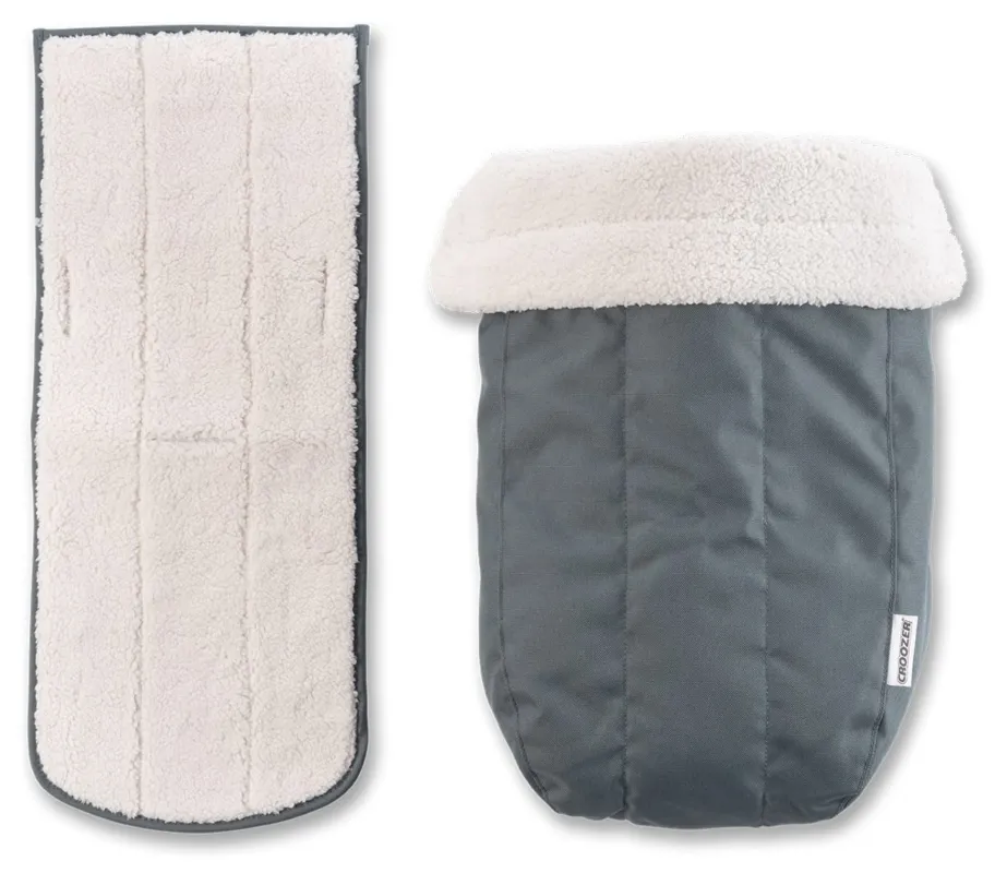 Croozer Babysitz Winter-Set - für Babysitz ab 2018 - Graphite blue - Größe One Size Gratis Versand