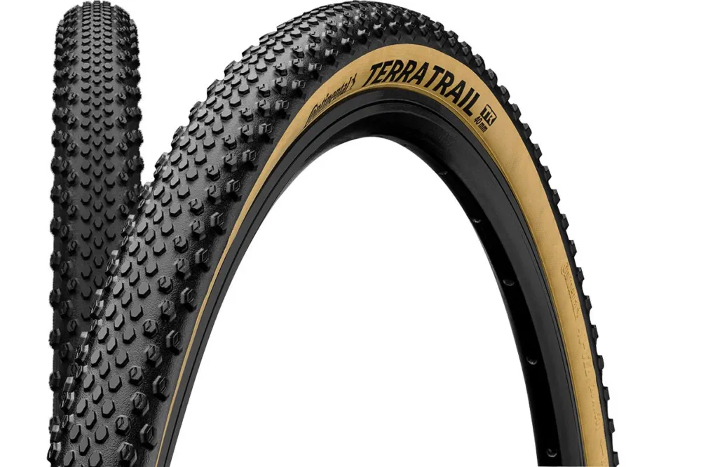 Begrenztes Angebot Continental Terra Trail 700x40C BlackChili Compound ProTection TLR E-25 - black/cream - Größe 40-622
