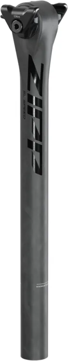 Saisonangebot Zipp SL Speed Carbon Sattelstütze 31,6x400 mm - schwarz - Größe 0 mm Offset