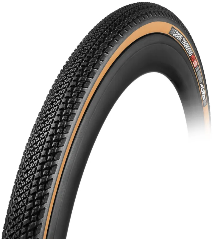 Neue Ware Tufo Gravel Thundero HD 700x40 Faltreifen, tubeless - schwarz/beige - Größe 40-622