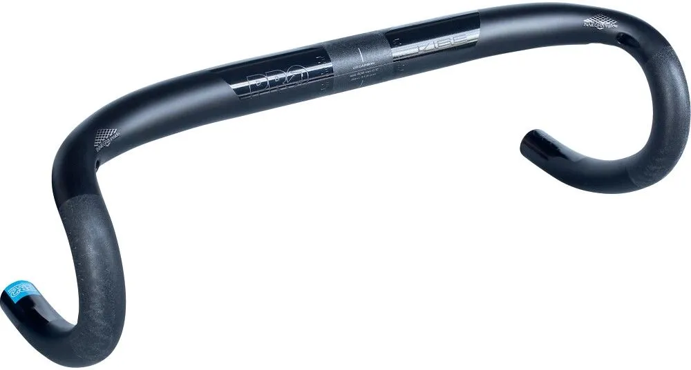 PRO Vibe Carbon anatomisch T800 Rennrad Lenker - schwarz - Größe 400 mm Preisknaller