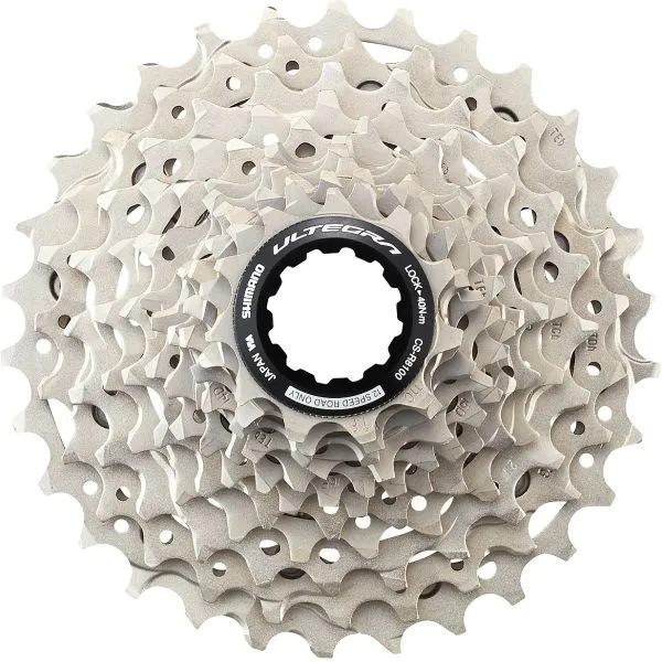 Shimano Kassettenzahnkranz Ultegra CS-R8100/CS-R8101 - silber - Größe 12-fach Sonderangebot