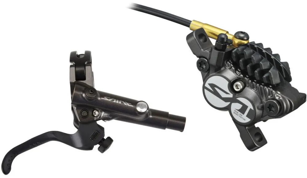 Neu Im Sortiment Shimano Scheibenbremsen-Kit Saint M820 - schwarz - Größe HR