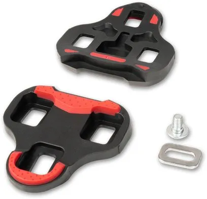 Cube ACID Cleats KEO 9° - black 'n' red - Größe One Size Kostenloser Rückversand