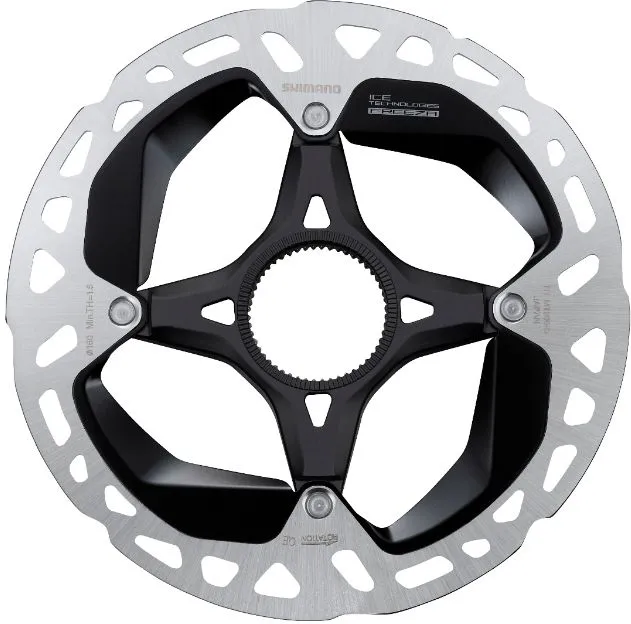 Neu Im Sortiment Shimano Bremsscheibe RT-MT900 Center-Lock - silber - Größe 160 MM