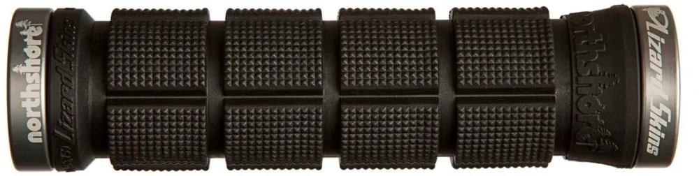 Begrenztes Angebot Lizard Skins Northshore Lock-On Griff - Black Grey - Größe 130x33mm