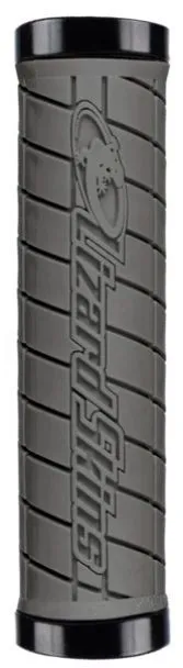 Kostenloser Versand Lizard Skins Logo Lock-On Griff - Graphite - Größe 130x31.5mm