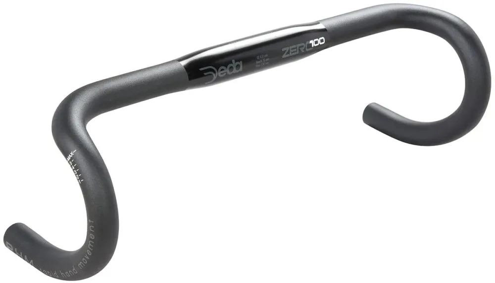 DEDA Zero100 RHM Aluminium Rennrad Lenker - 31,7mm - schwarz - Größe 420 mm Zertifiziert