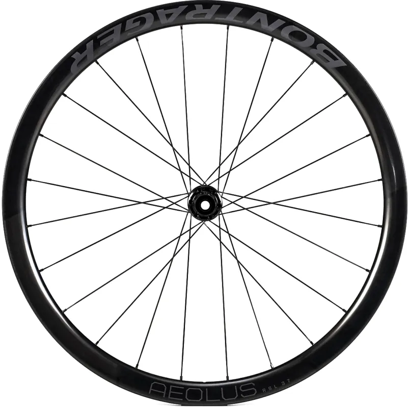 Kracherpreis Bontrager Aeolus RSL 37 TLR Disc Road Carbon Hinterrad - 11-fach Shim - black - Größe 12x142 mm