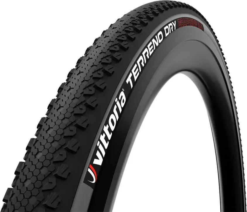 Bestpreis Vittoria Terreno Dry Gravel Lite 700x40C TLR Graphene 2.0 - Beige/Schwarz - Größe 40-622