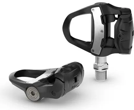 Garmin Rally RK110 Leistungsmesser Pedale mit einem Sensor - Schwarz Silber - Größe Look Keo Solange Der Vorrat Reicht