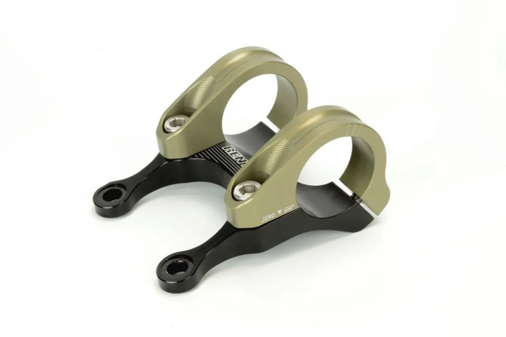 RENTHAL Integra II Direct Mount Vorbau, 31.8mm, 0° - gold/black - Größe 50 mm Kracherpreis