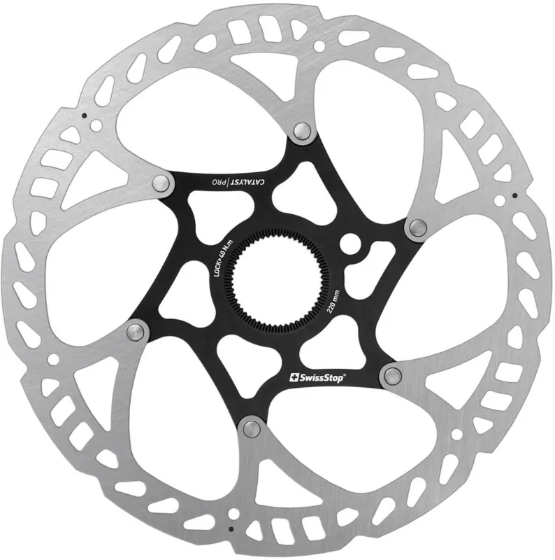 Beliebt SWISSSTOP Bremsscheibe Catalyst Pro Centerlock 220 mm - silber-schwarz - Größe 220 mm
