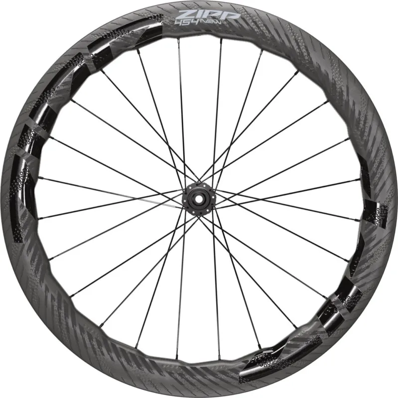 Zipp 454 NSW Disc CL 28" Vorderrad, tubeless - schwarz - Größe 12x100 mm Wochenendangebot