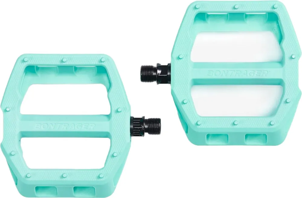 Geprüft Bontrager Plattformpedale Line Comp Flat - Miami Green - Größe One Size