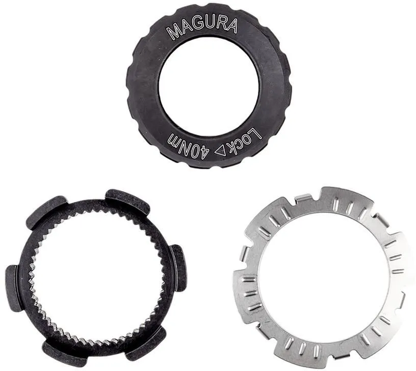 Neue Ware Magura Lockring Center Lock für Steckachse - schwarz - Größe One Size