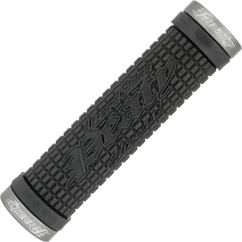 Lizard Skins Peaty Cheers Lock-On Griff - Black Grey - Größe 130x30.5mm Preis Gesenkt