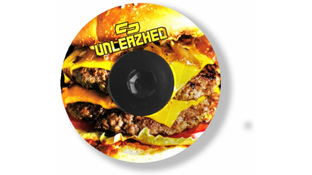 Unleazhed AL01 Top Cap Aluminium Crazy Skin 1 pcs, 1 aluminium screw M6 beef master Kracherpreis